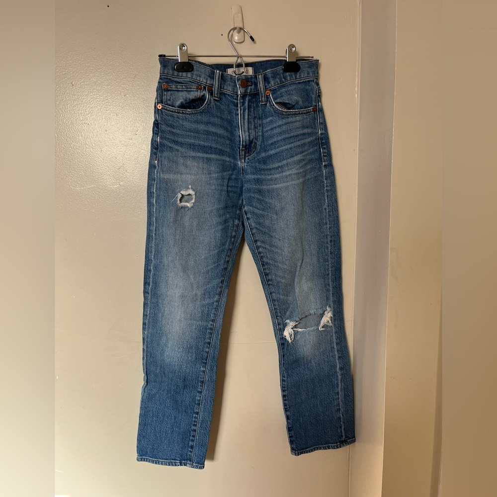 Madewell Straight Crop Jean